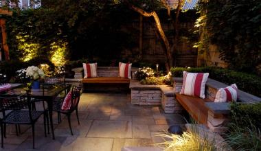 轻美式屋顶花园